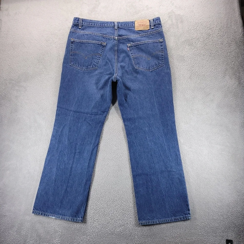 VTG Levis 517 Jeans Mens 42x30 Blue Regular Bootcut Dark Wash Western